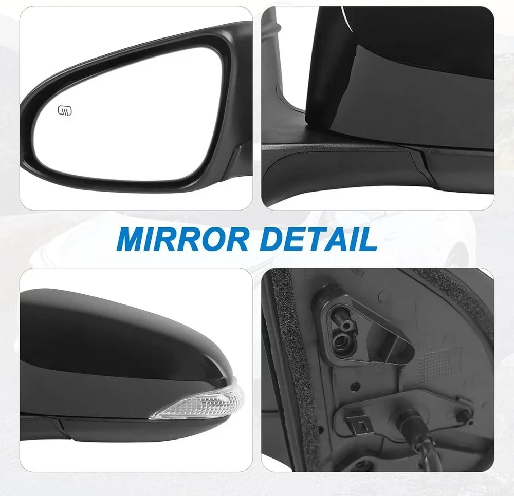 Left Driver Side View Door Mirror Compatible with 2014-2019 Toyota Corolla with