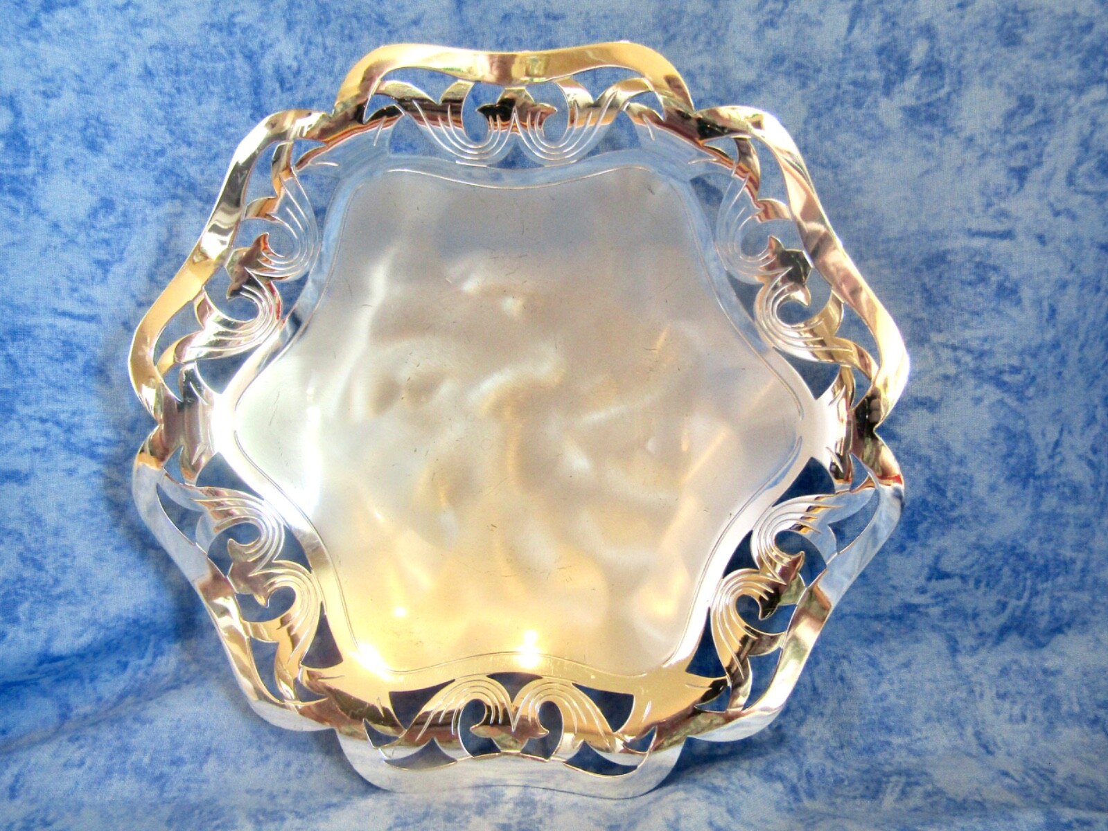 Silverplated WMF-IKORA Pierced Bowl – Numbered – Beautifully Crafted!!