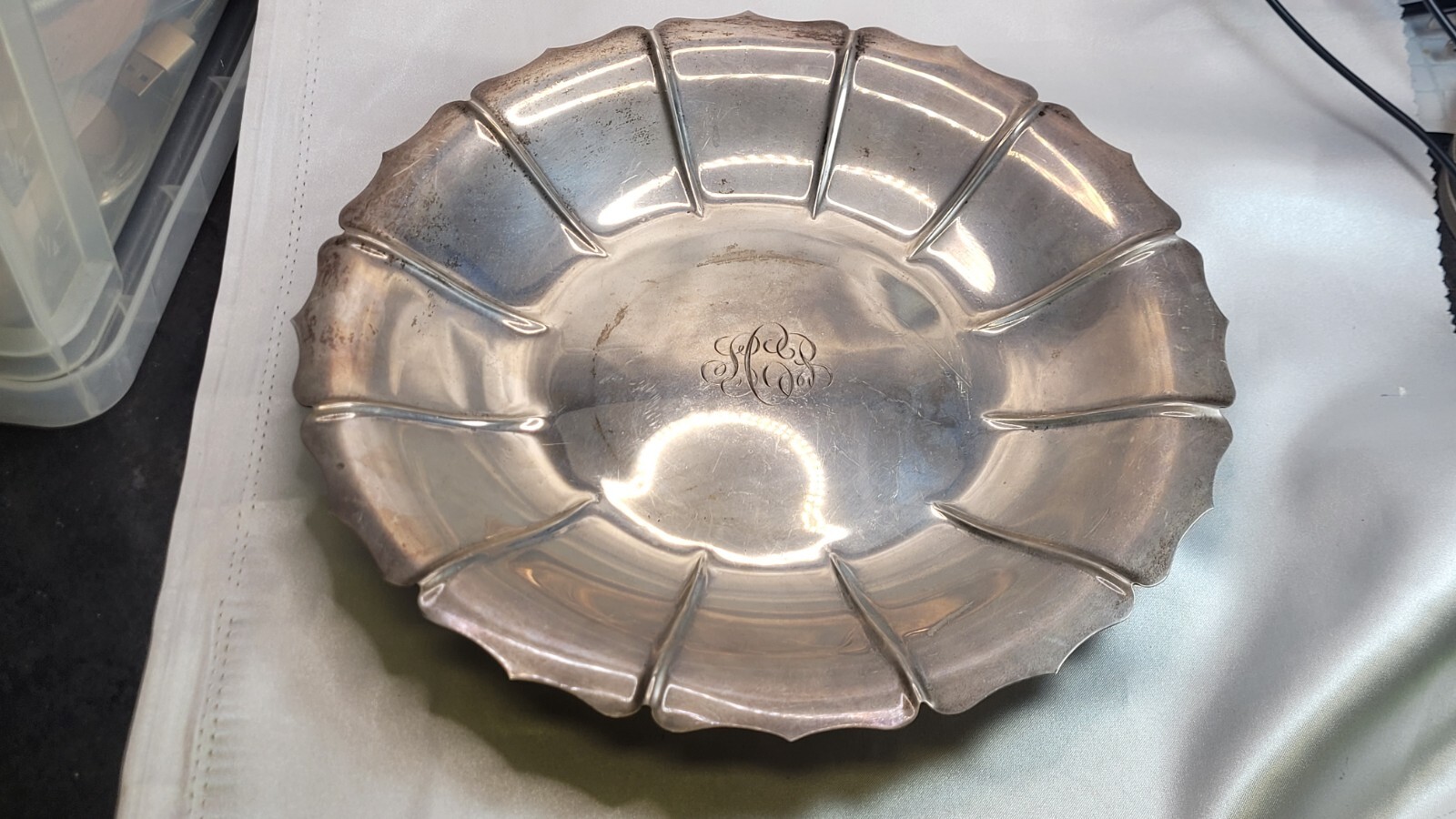 Vintage Cartier Sterling Early Dublin Design .925 Silver Plate 882-D 10-1/8″