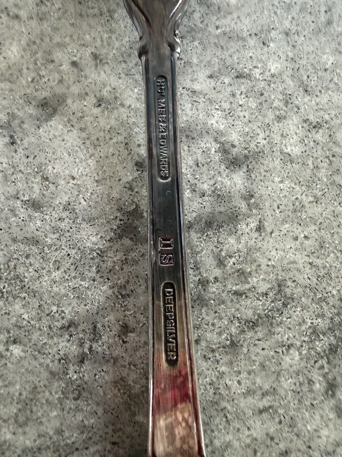 Holmes & Edwards Deepsilver Silverplate Serving Fork & Berry Spoon