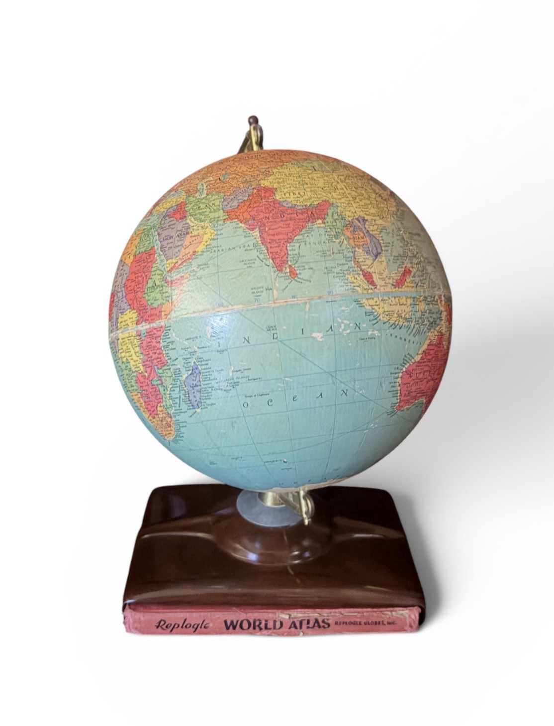 1950’s Vintage Replogle 10″ Precision Globe made in the USA