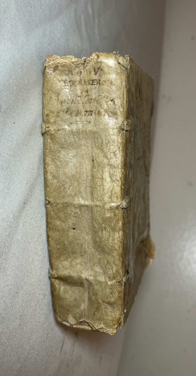 rare antique 1552 Pope Juilus III religious vellum manuscript Latin prayer book
