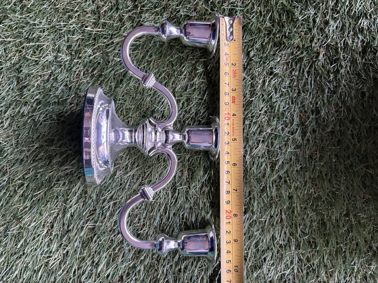 The Mayfair Collection Silver Played Candleabra Made in England