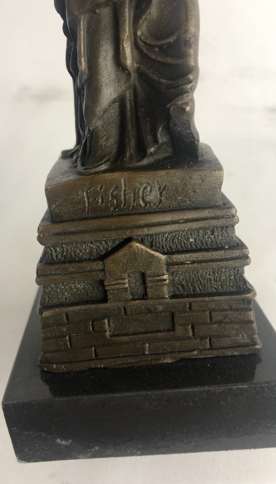 Statue of Liberty SOLID BRONZE TONE SCULPTURE New York City Popular Figurine Art