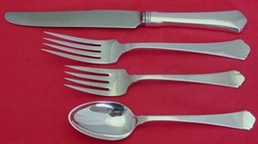 Antique by Wallace Sterling Silver Regular Size Place Setting(s) 4-piece