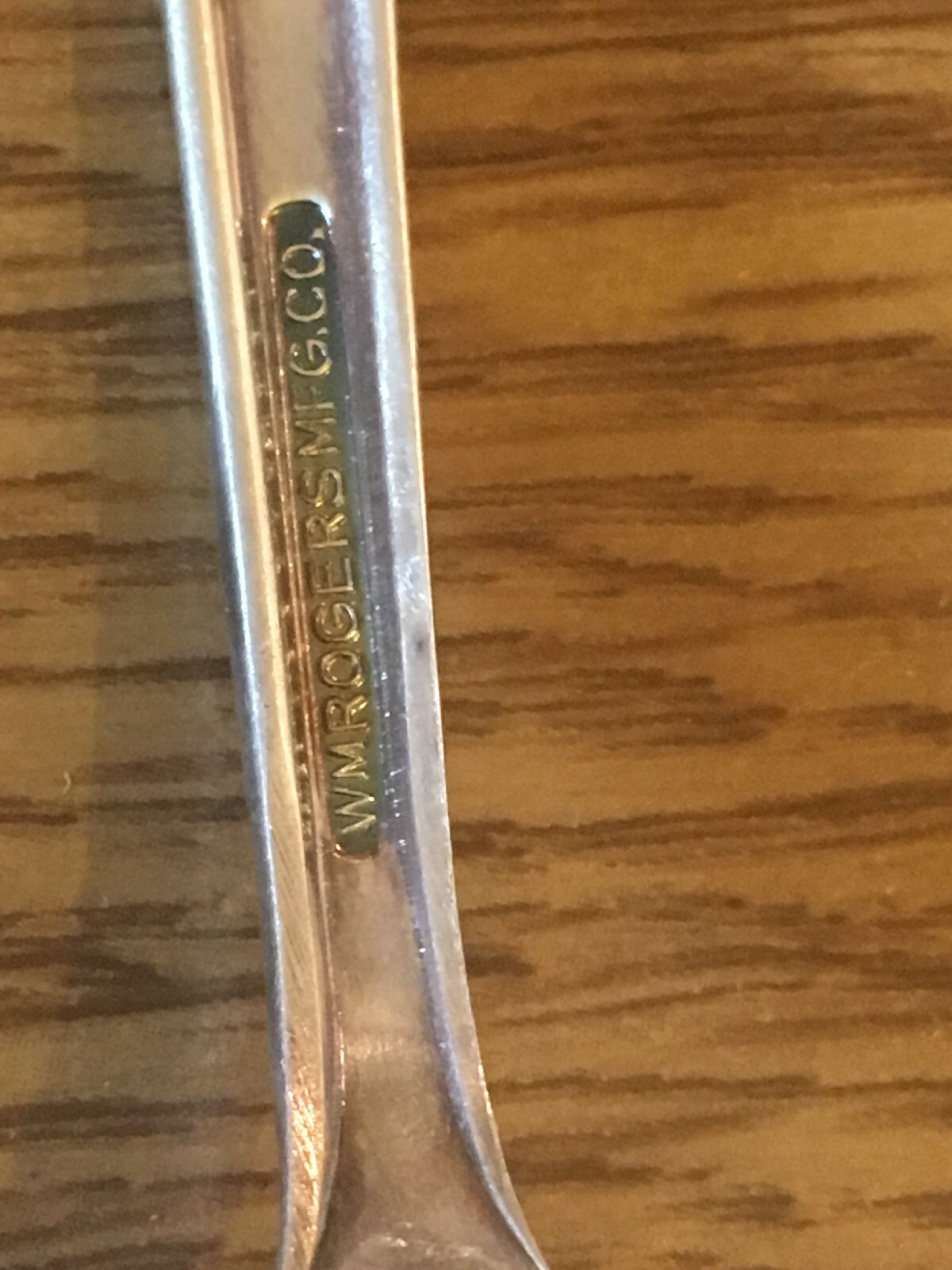 Wm Rogers Mfg Co Commemorative 6″ Silver Plated Spoon President James Monroe