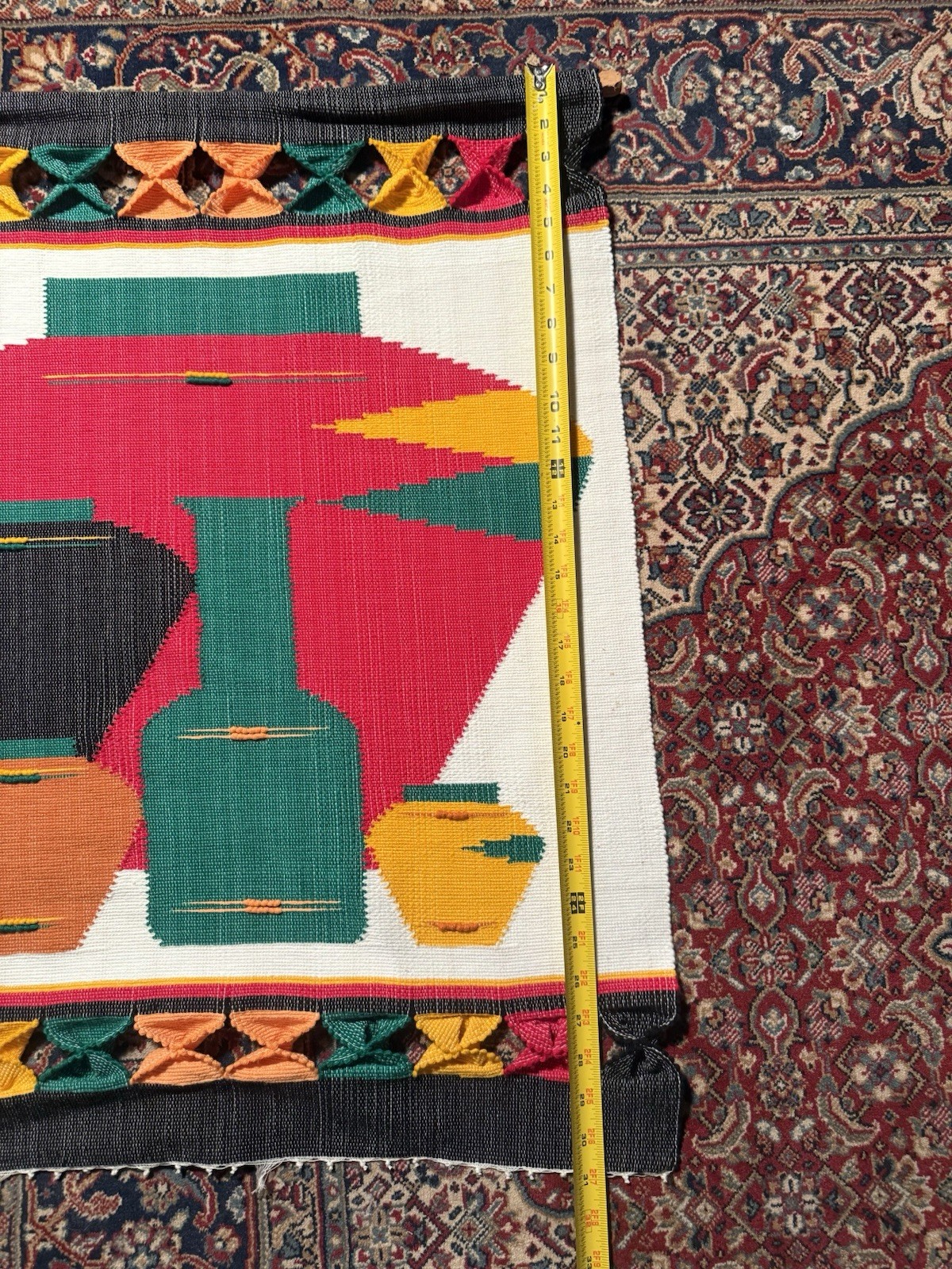 Vintage Handwoven Tapestry
