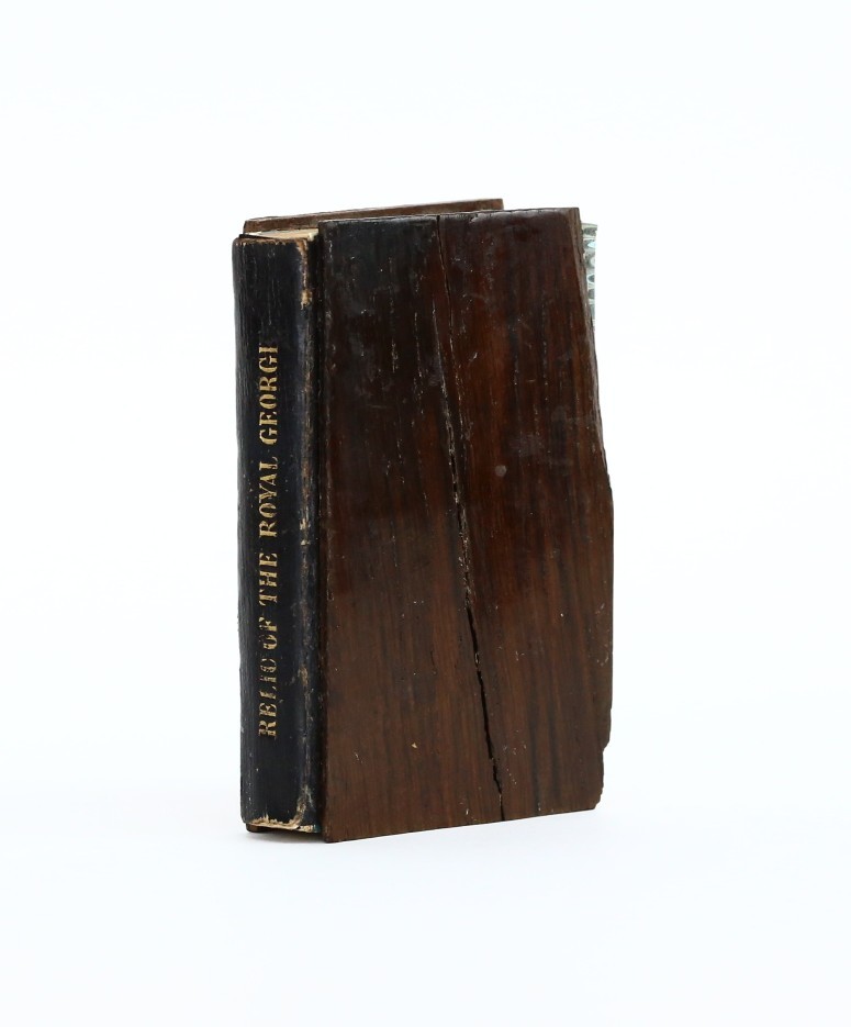 Relic 1840s 9th Ed. “A Narrative of the Loss of the Royal George” Bound in Oak