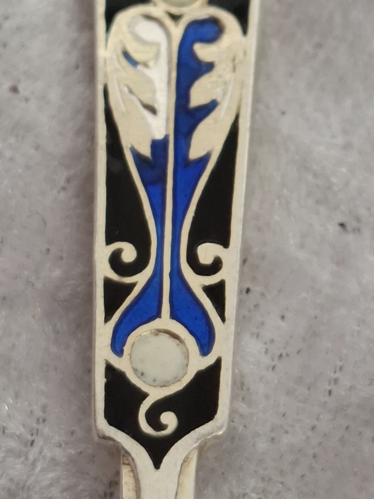 Silver enamel Teaspoons