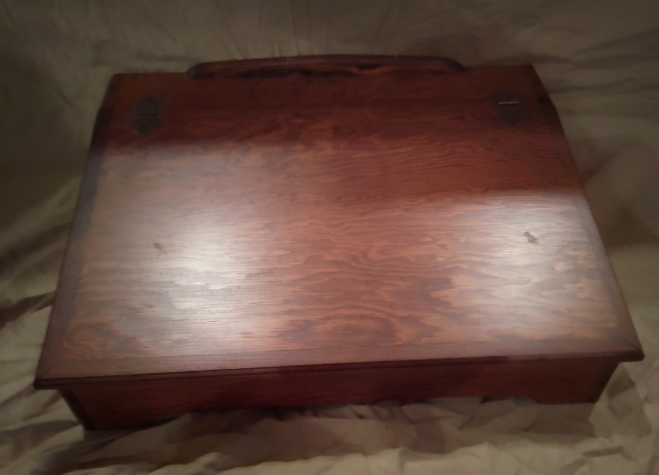 Vintage Handmade Slant Top Wooden Lectern Writing Desk