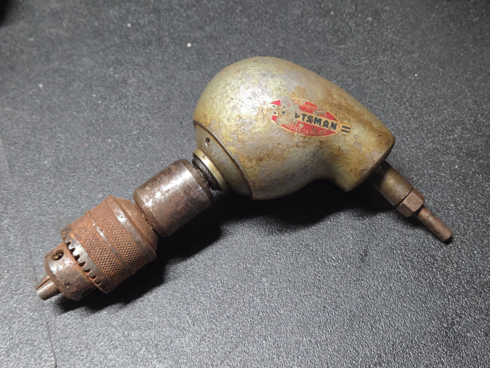 Vintage Craftsman 90° Drill Attachment with No. 7 Jacobs Chuck 0-1/4