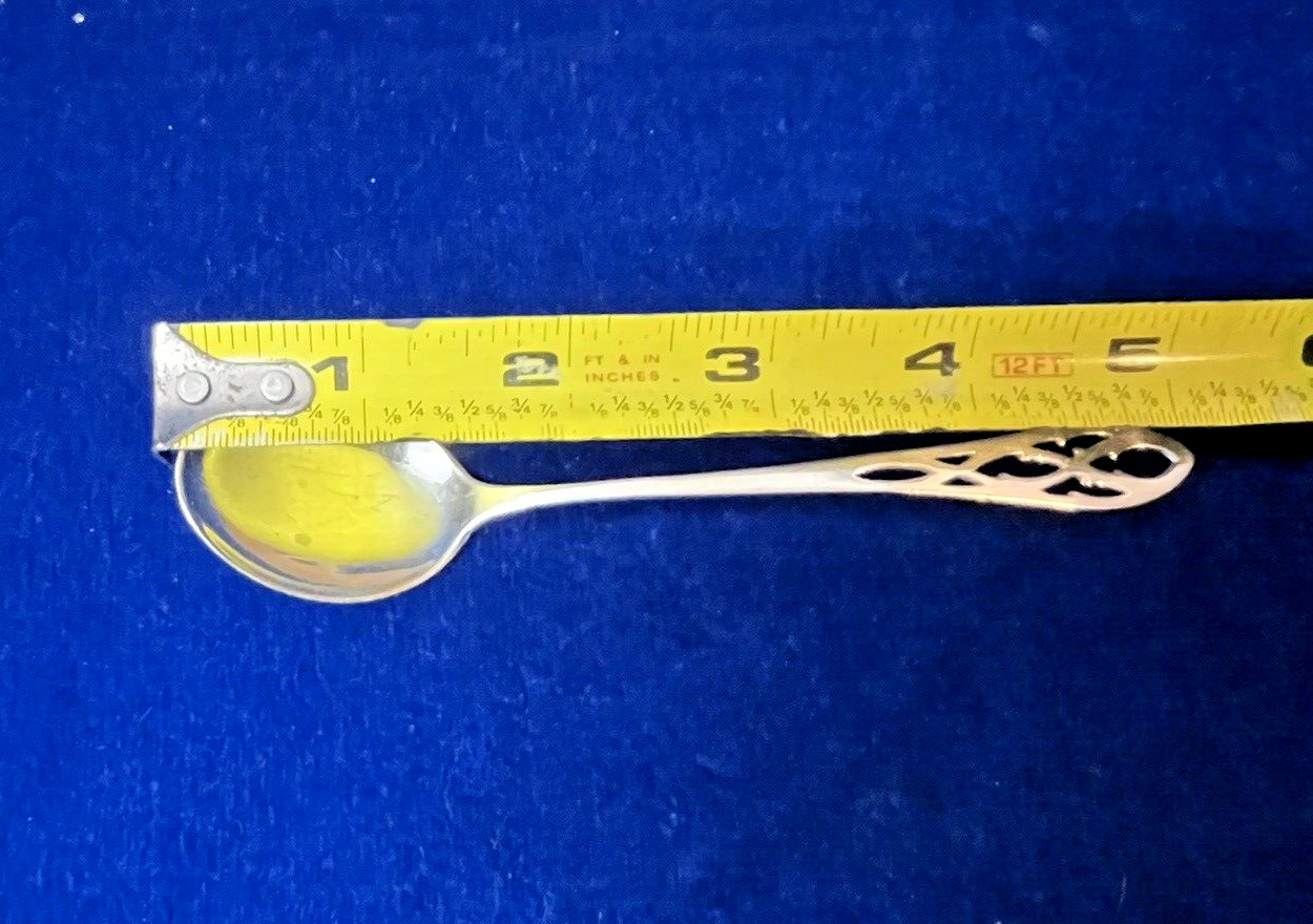 Webster Sterling Silver Tea/Coffee Spoon Cut Out Design 11 Grams. ML