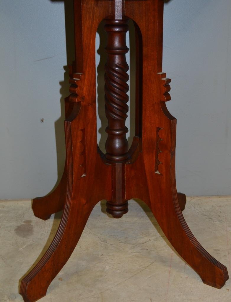 Antique Victorian Marble Top Shapely Stand #22588