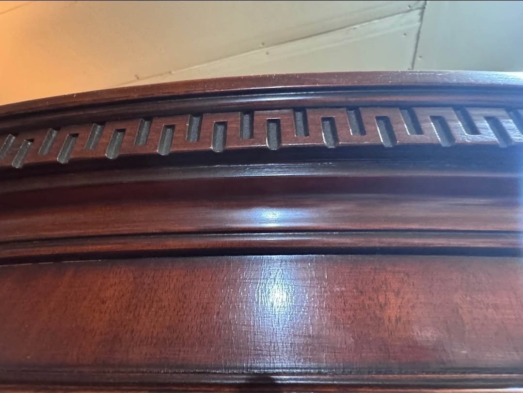 Drexel Solid Wood Curved-Front China Hutch