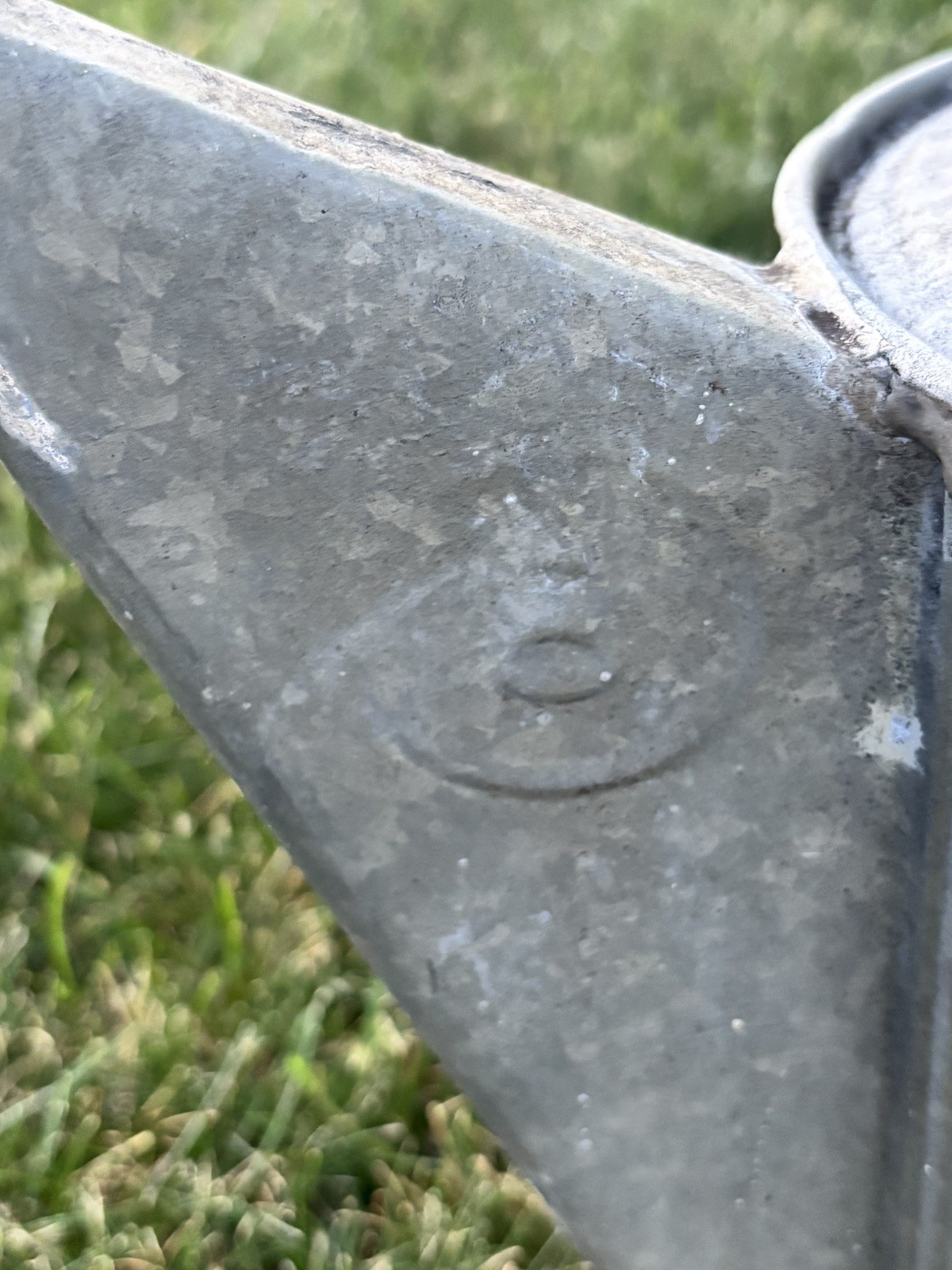 Vtg Watering Can Galvanized Sprinkler Head Flower Pot Rustic Farmhouse