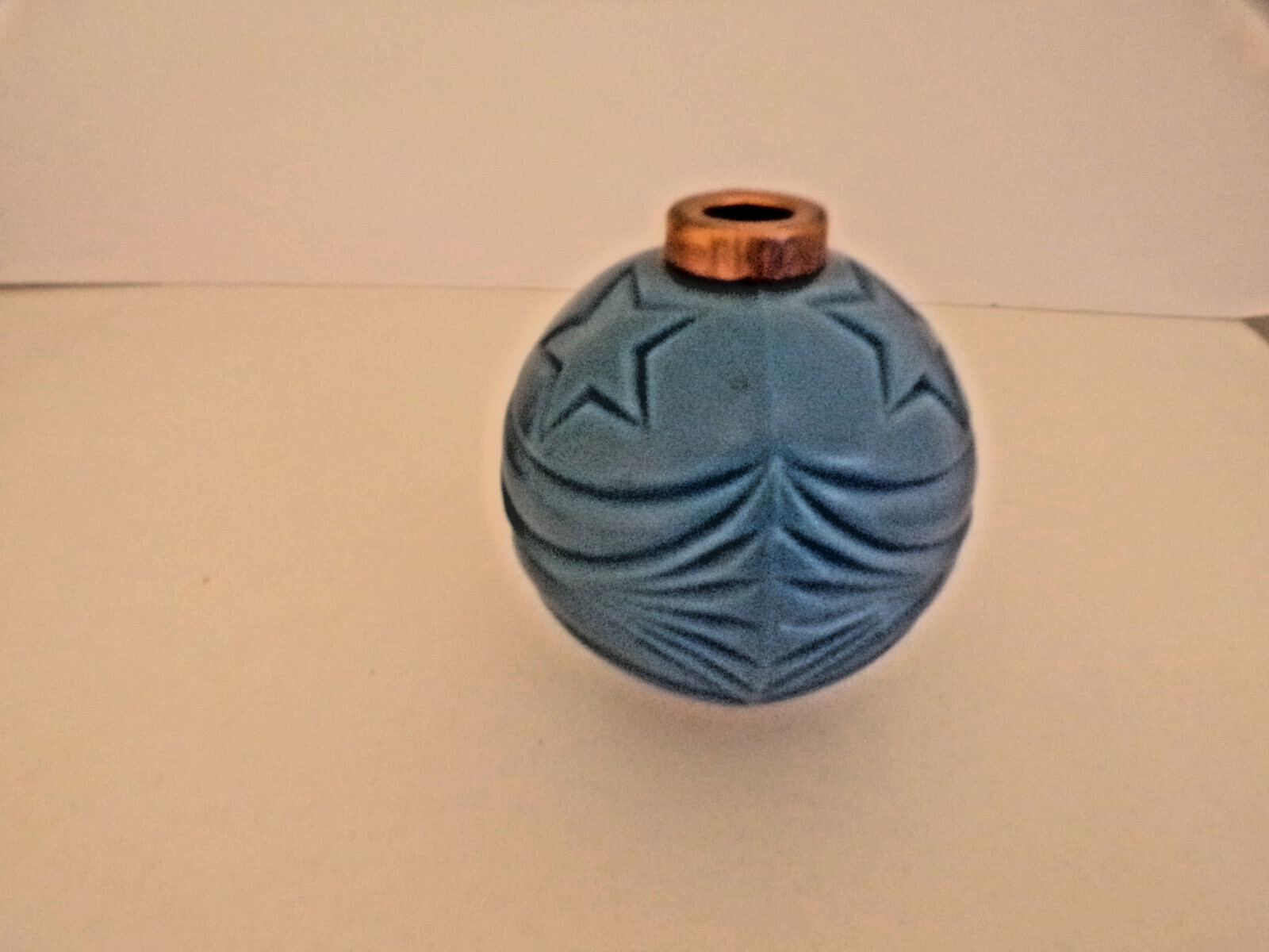 Perfect Vintage Blue Moon And Stars Lightning Ball With End Caps