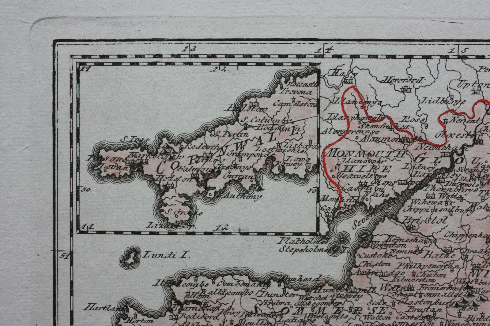 ENGLAND, DEVON, CORNWALL, HAMPSHIRE ‘England sudlicher Theil’, Von Reilly c.1790