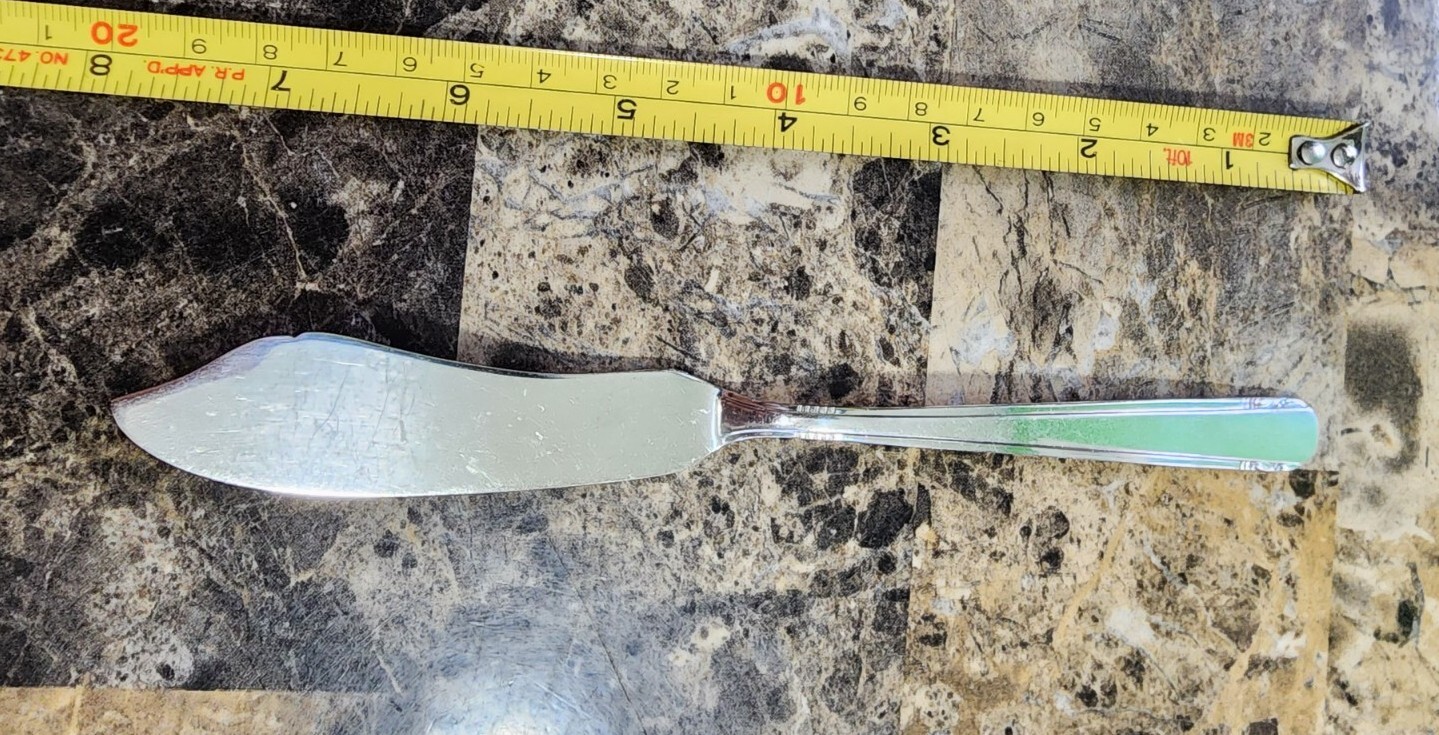 ONEIDA TUDOR PLATE c1926 ELAINE PATTERN SILVERPLATED MASTER BUTTER KNIFE 🧈