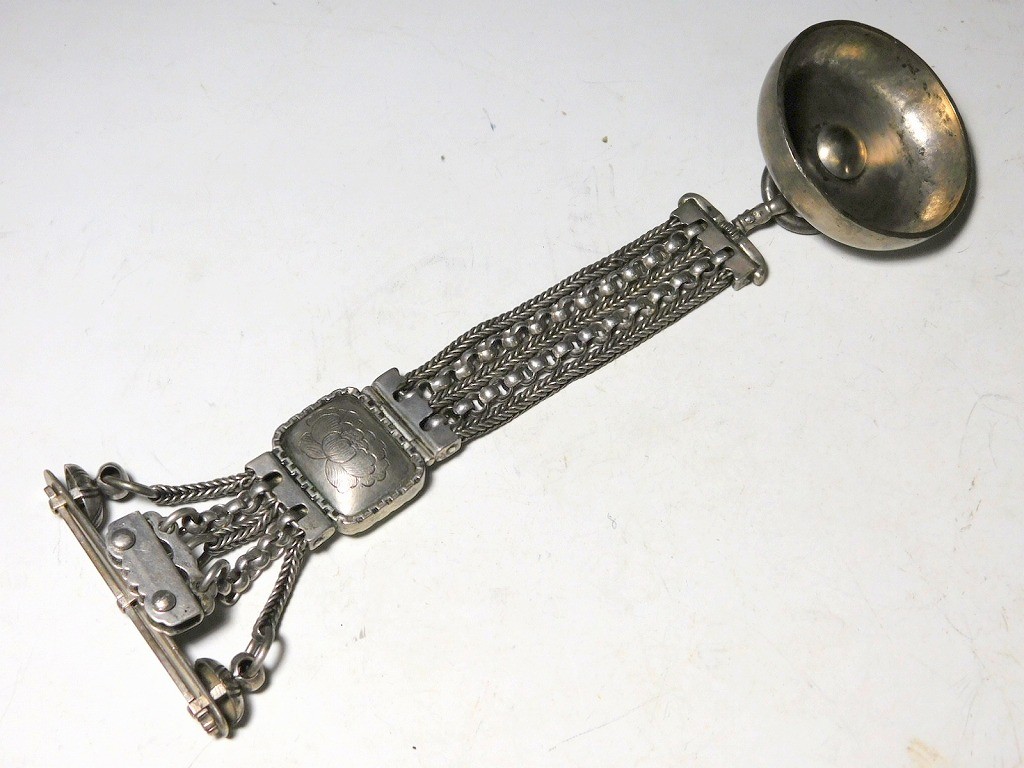 Meiji period Tobacco-pouch Chain Kanagu Edo original netsuke inro antique