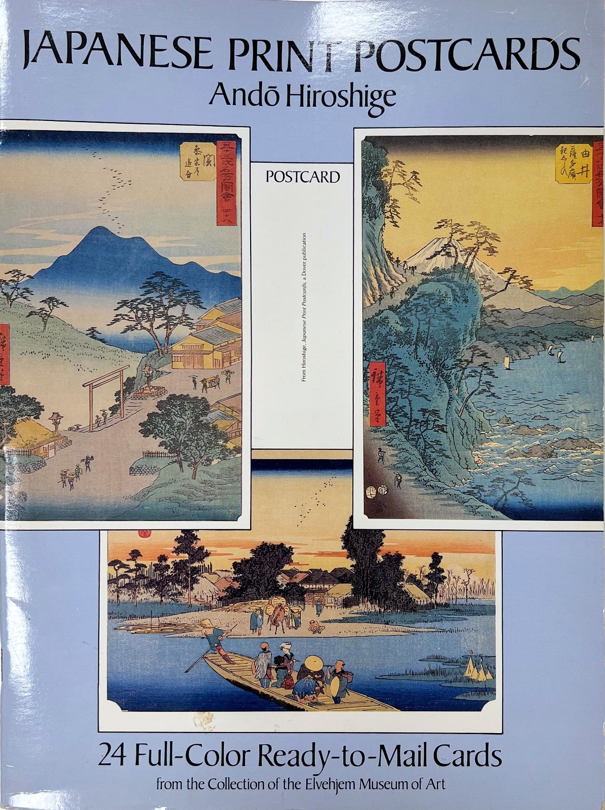 Ando Hiroshige Japanese Print Postcards- 24 Full- Color Ready-to-Mail Cards