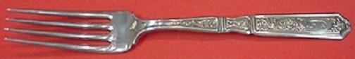 Saint Dunstan Chased By Gorham Sterling Silver Dinner Fork 8″