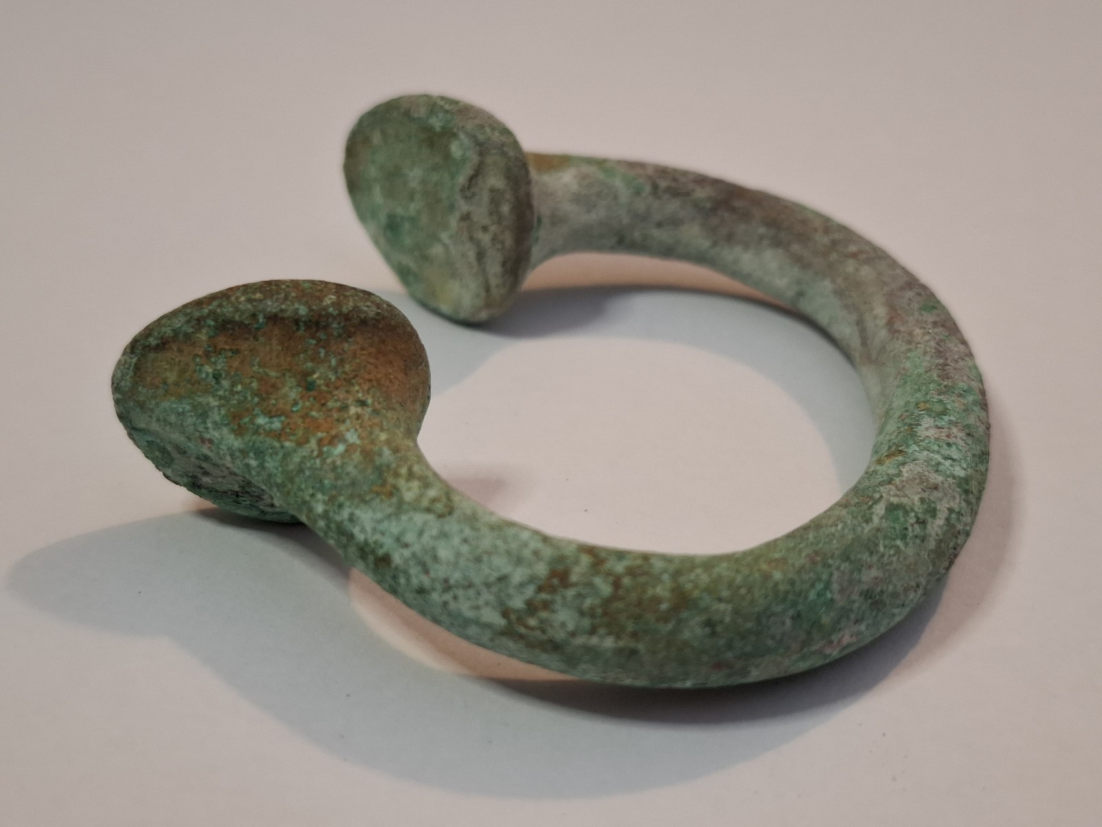 Brass African Manilla Trading Token From The Wreak Of The Douro. Scilly Islands.