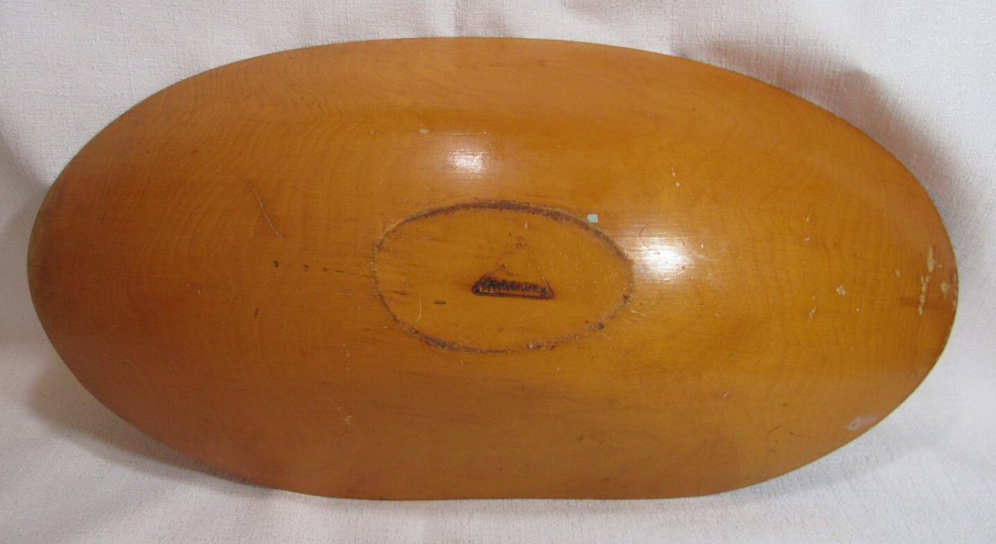 Parrish Chicago? Vintage Oblong Maple? 18″ Wood Dough/Bread Bowl