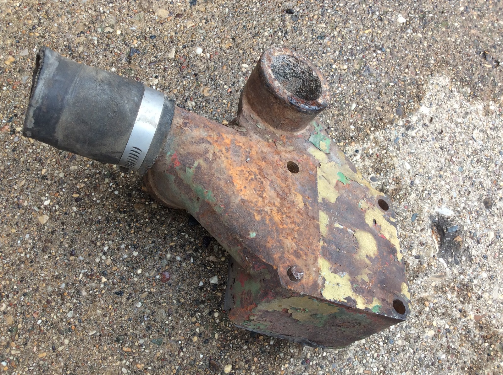 Detroit Diesel thermostat housing 8v71