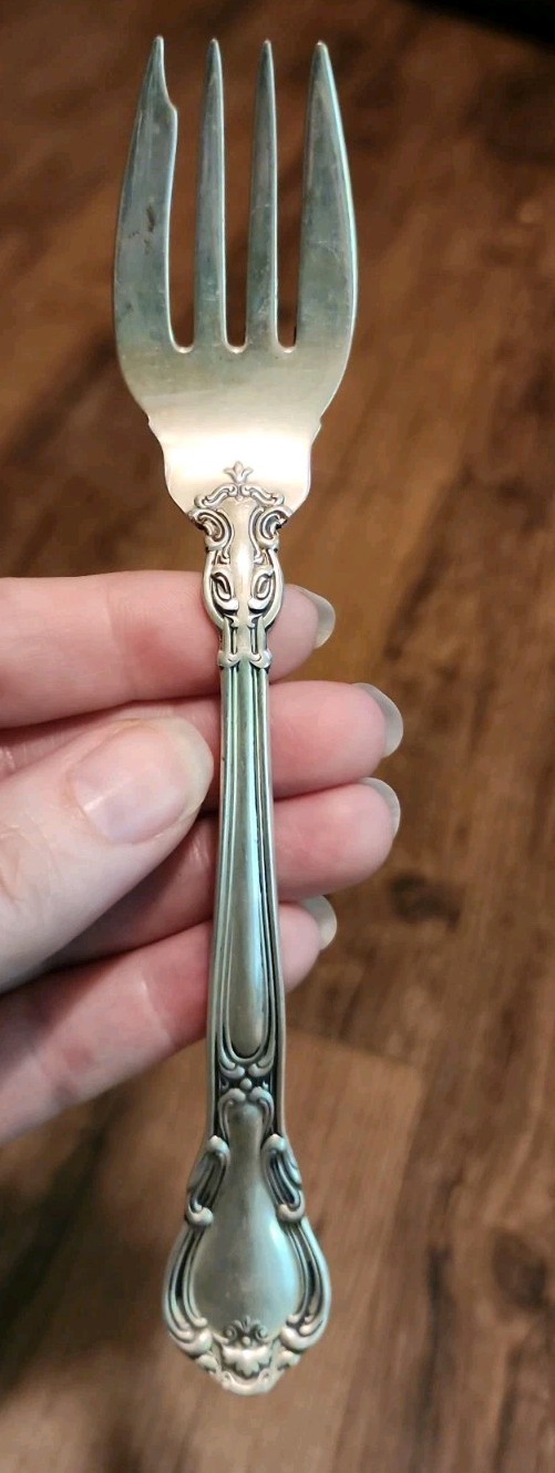 Gorham Chantilly Sterling Silver One salad fork No Monogram 6.5″