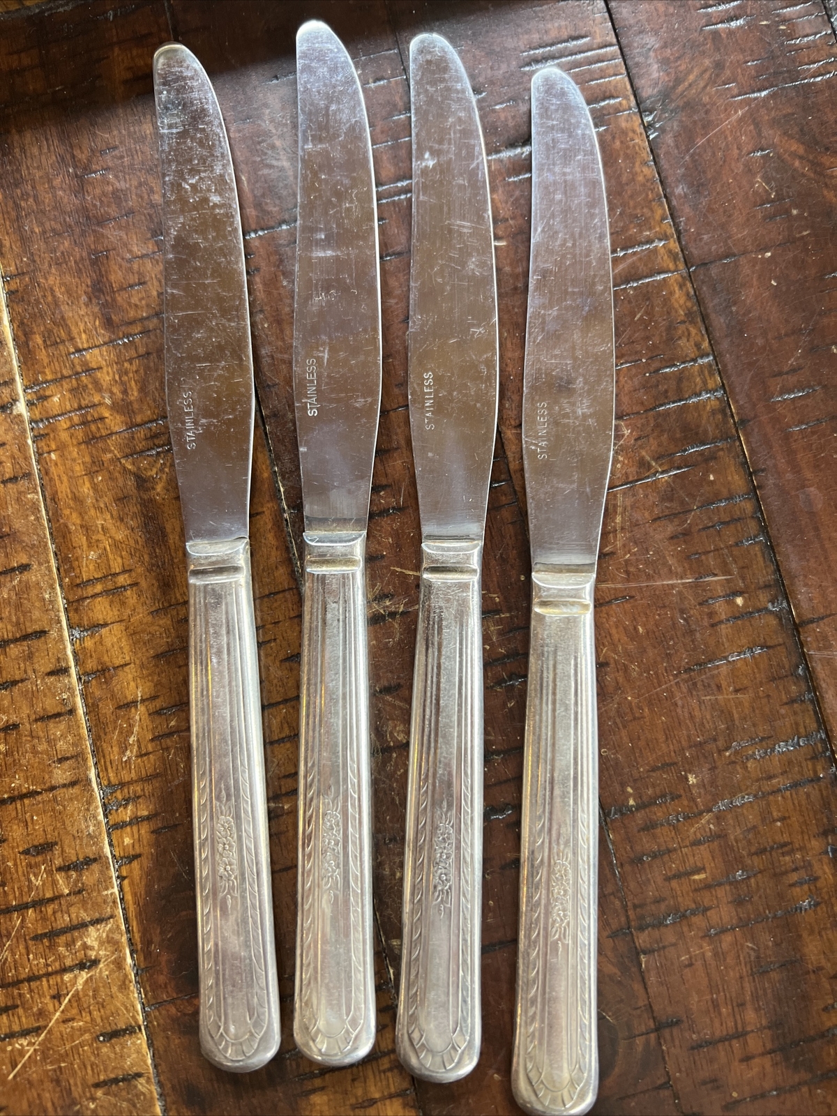 Holmes & Tuttle MFG. Co. Silverware Wentworth Silverplate Forks Knives 9 Pc