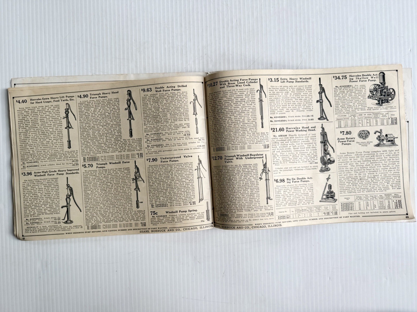 Antique Sears, Roebuck & Co. Chicago Modern Plumbing Catalog
