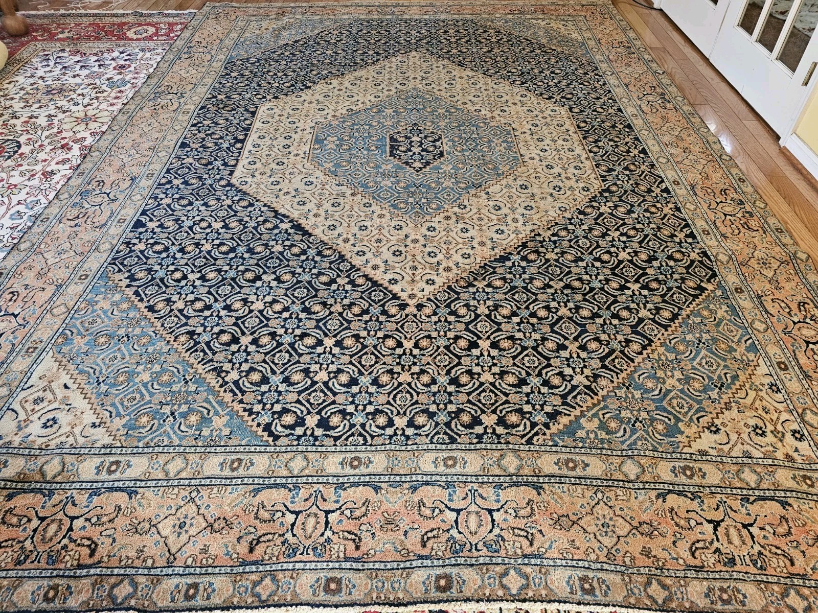 8.5 x 11.10 ANTIQUE FINE Quality USHAK CAUCASIAN VINTAGE SERAPI HERIZ KAZAK