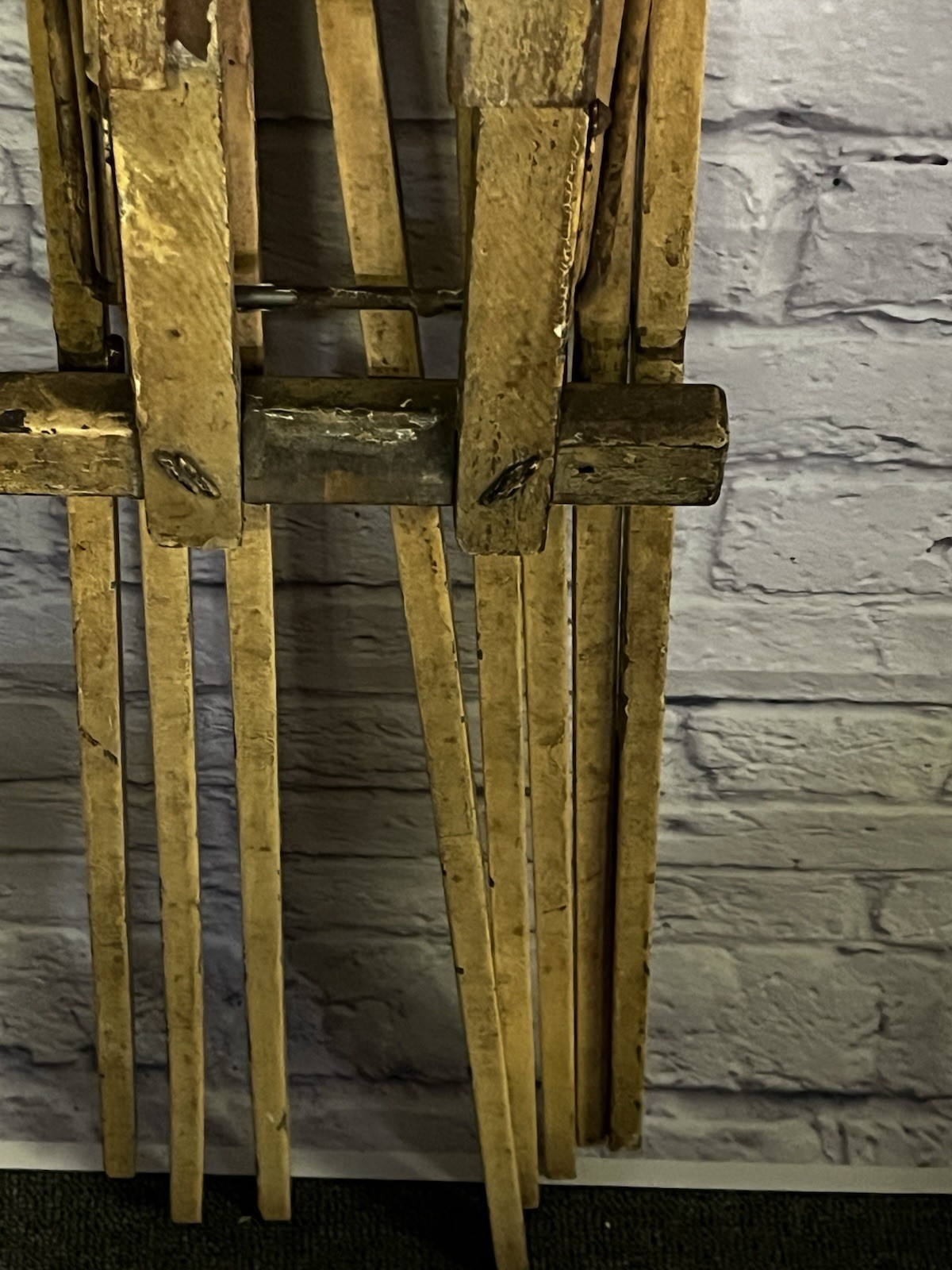 Antique Perfection Clothes Drier Wall Mounted Rack, Primitive Rustic Farmhouse