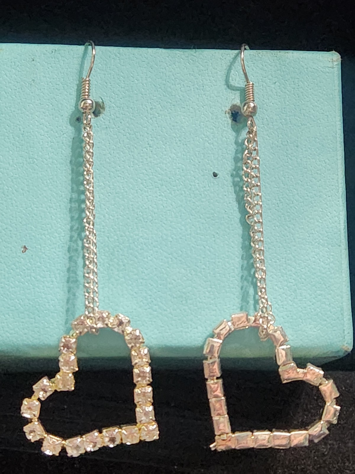 Art Deco Pierced Earrings Multicolor Costume Jewelry Fashion Vintage MCM S1