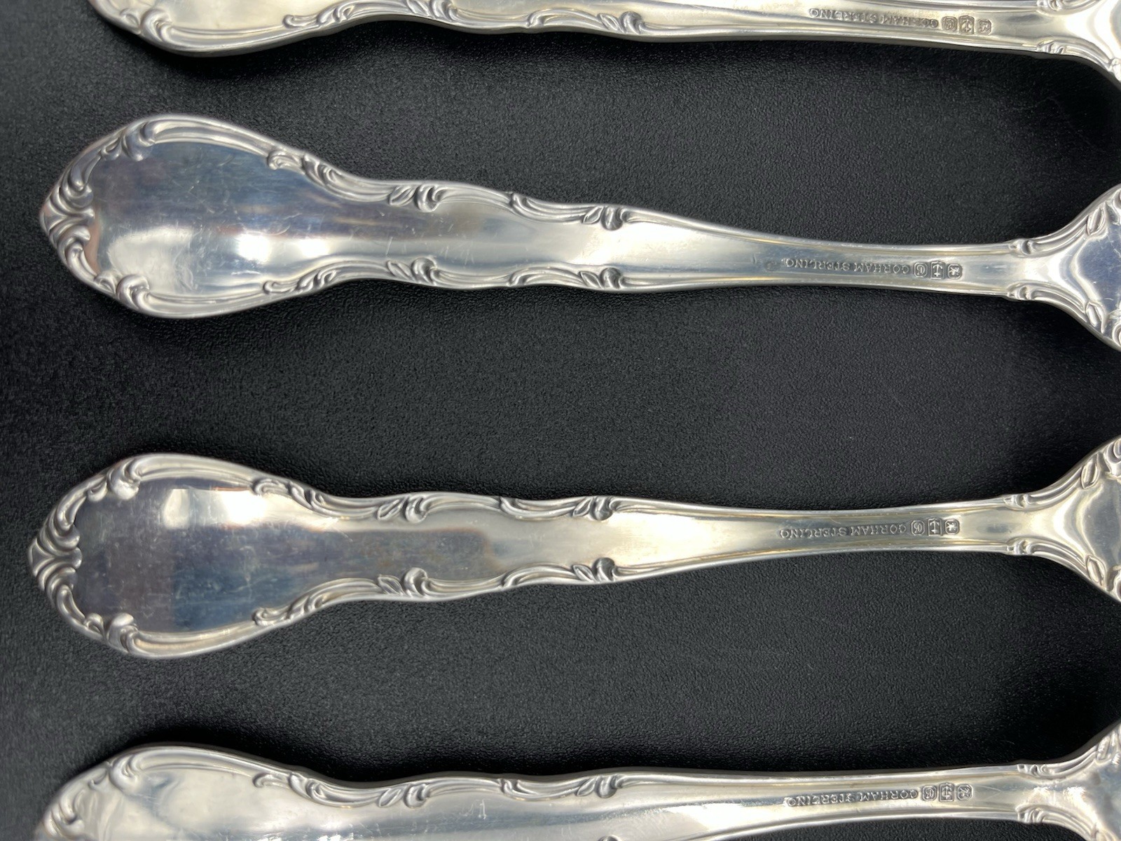 Andante Sterling Silver By Gorham Silver Fork Set 4 Pieces