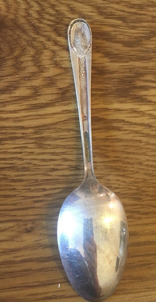 Wm Rogers Mfg Co Commemorative 6″ Silver Plated Spoon President James Monroe