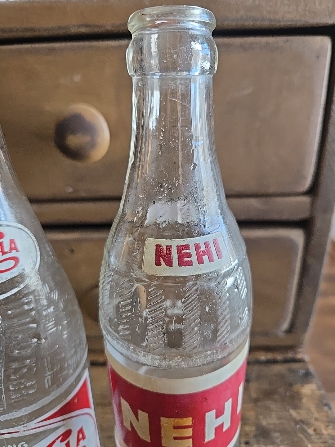 Vintage/General Store Advertising Pepsi Cola & Nehi Bottles