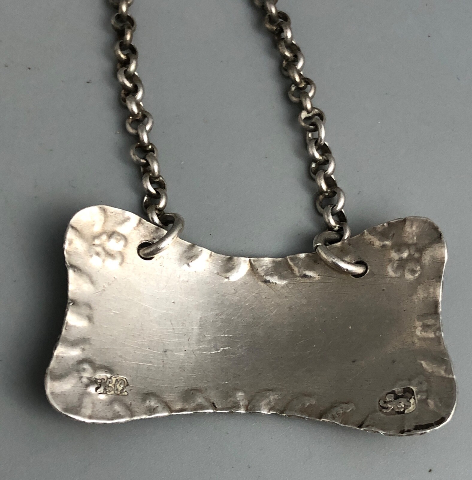 George III Silver WIne Label Madeira Hester Bateman London c1780 DLZX