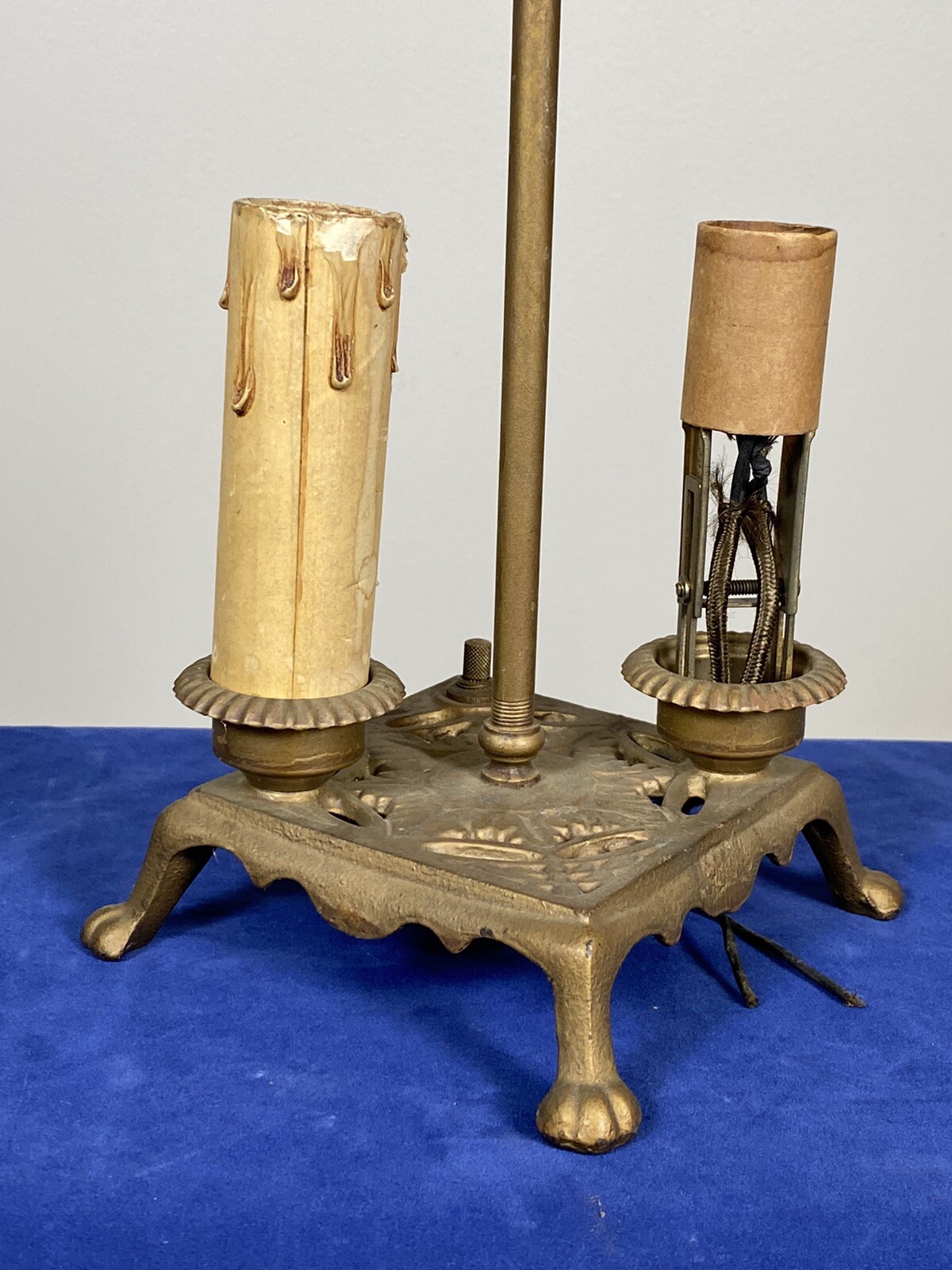 Vintage Table Lamp Light Fixture ~ Arrow, Hart & Hegeman Wiring ~ 17 1/4″H