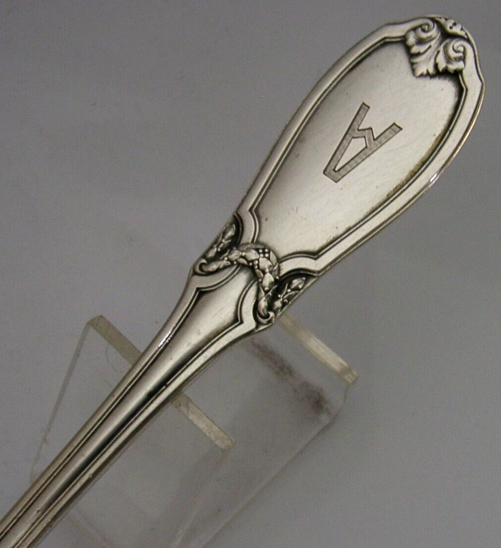 HEAVY 154g BEAUTIFUL LARGE GERMAN SOLID 800 SILVER ART DECO ASPARAGUS SERVER