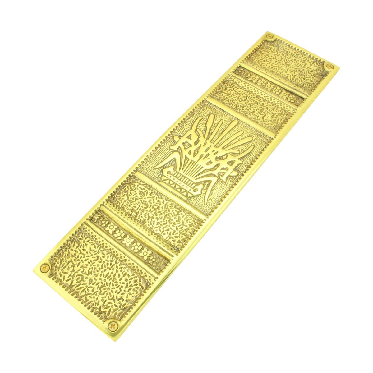 Baroque Door Push Plate Solid Brass Decorative Door Hardware Renovators Supply
