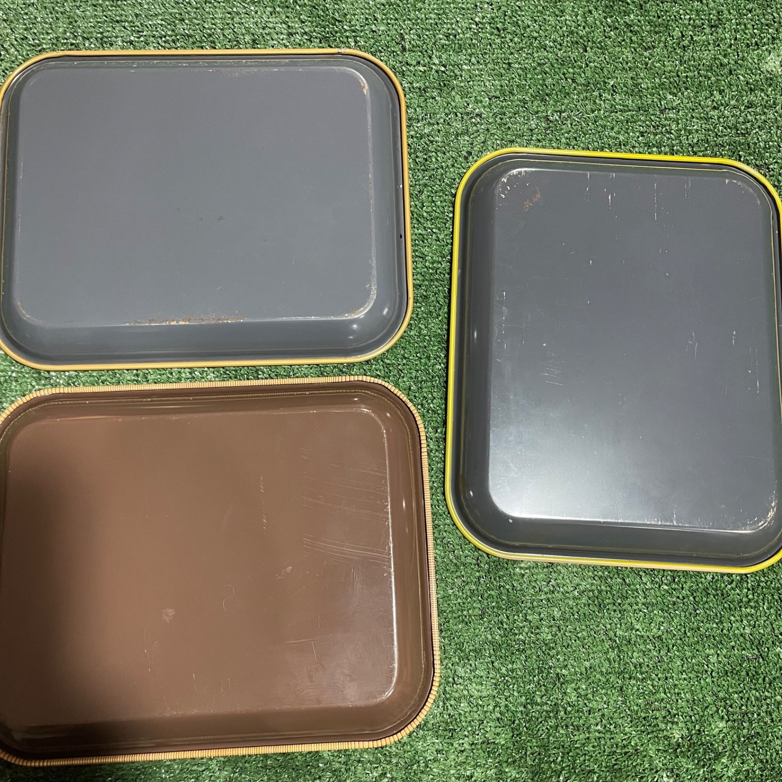 Vintage Lot of Coca Cola Trays – US – 1950’s – 13” x 10.5”