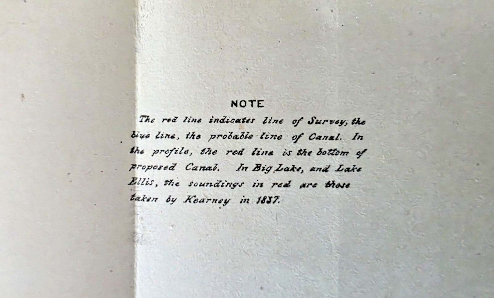 Antique 1877 Canal Map Neuse & NE Cape Fear NC Water Line Survey 19×18