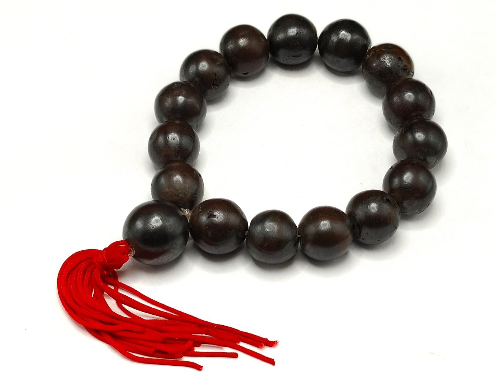 Charming LP Samrit Solid Real Leklai Protect Beads Bracelet Thai Amulet CK1213