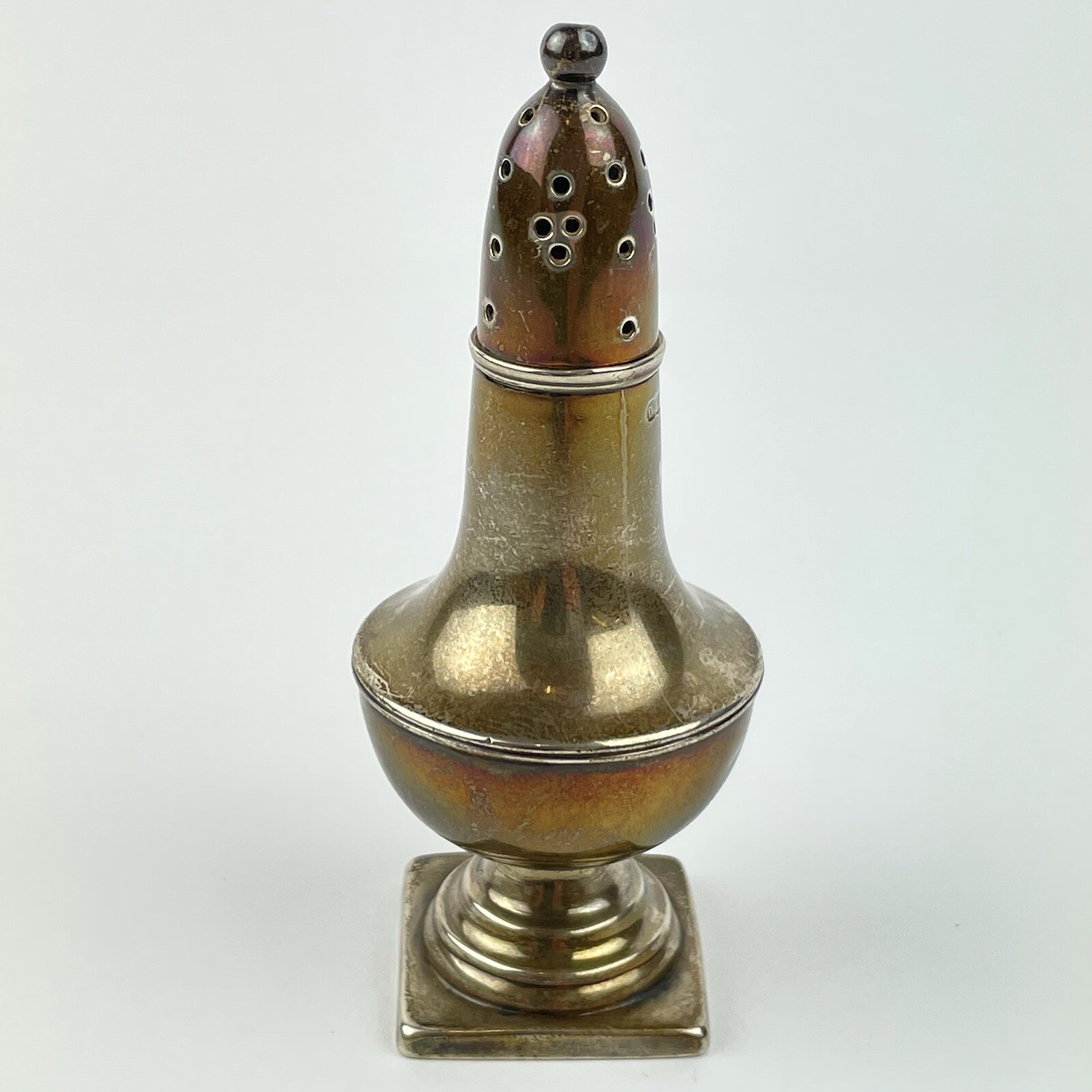 Antique Victorian Solid Silver Pepperette Pepper Shaker Deakin & Francis 1894