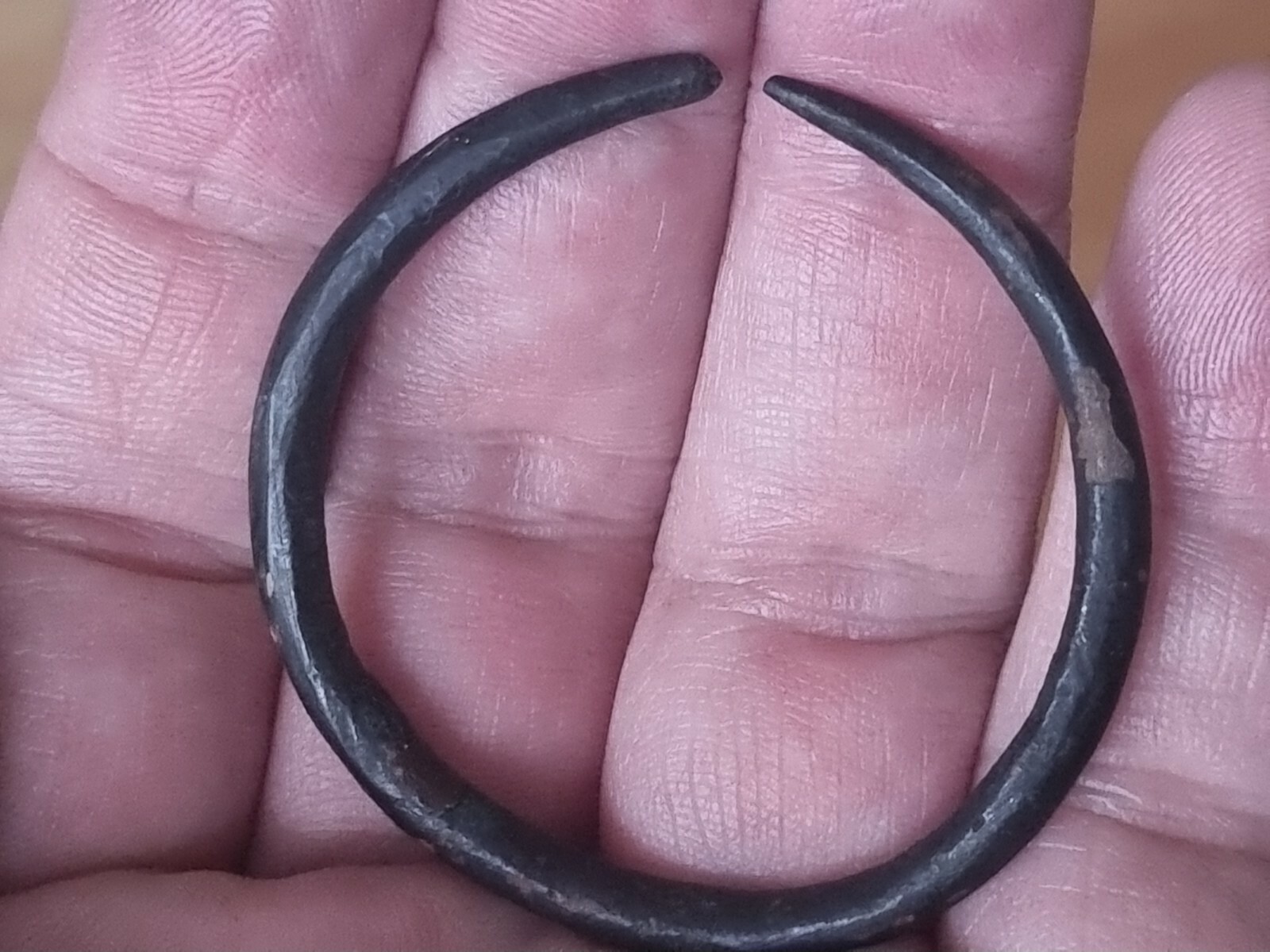 Saxon bronze Childs bracelet from old English col. Please see description LA355