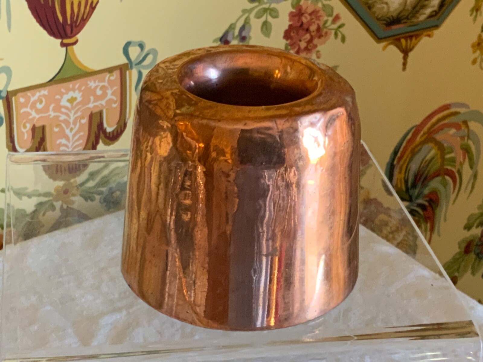 19th Century French Gateau Copper Jelly Mold Mould found in a Chateau in France