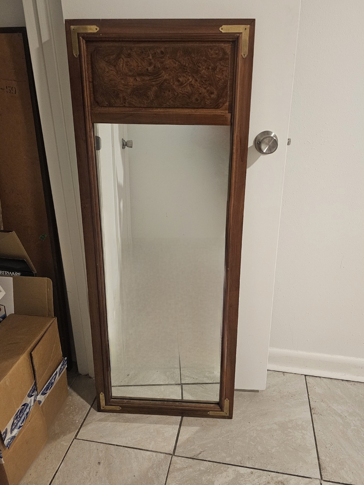 Vintage Thomasville Stroupe Full Length Mirror 1976 Set of 2