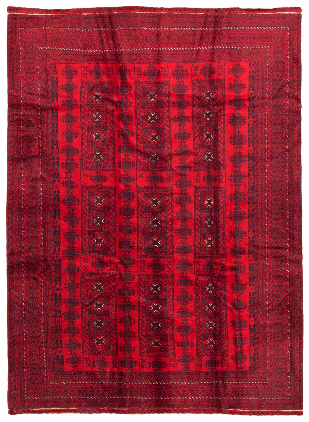 Vintage Traditional Hand-Knotted Area Rug 6’7″ x 8’10” Oriental Wool Carpet
