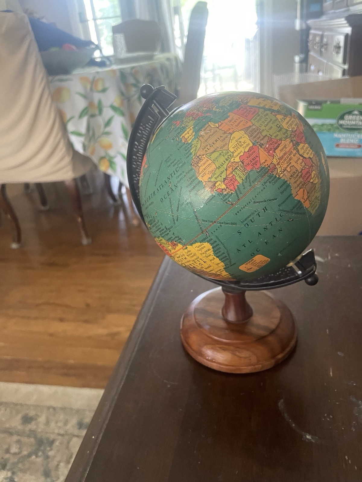 Vintage Small World Globe